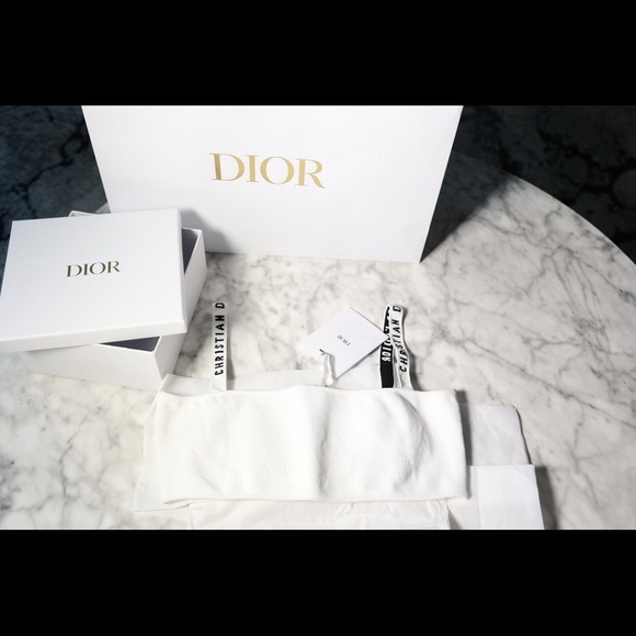 dior bralette bandeau